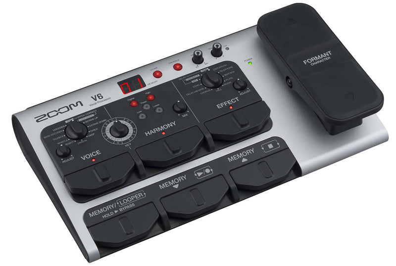 Zoom V6 Professional Vocal Effects Processor - Hollywood DJ