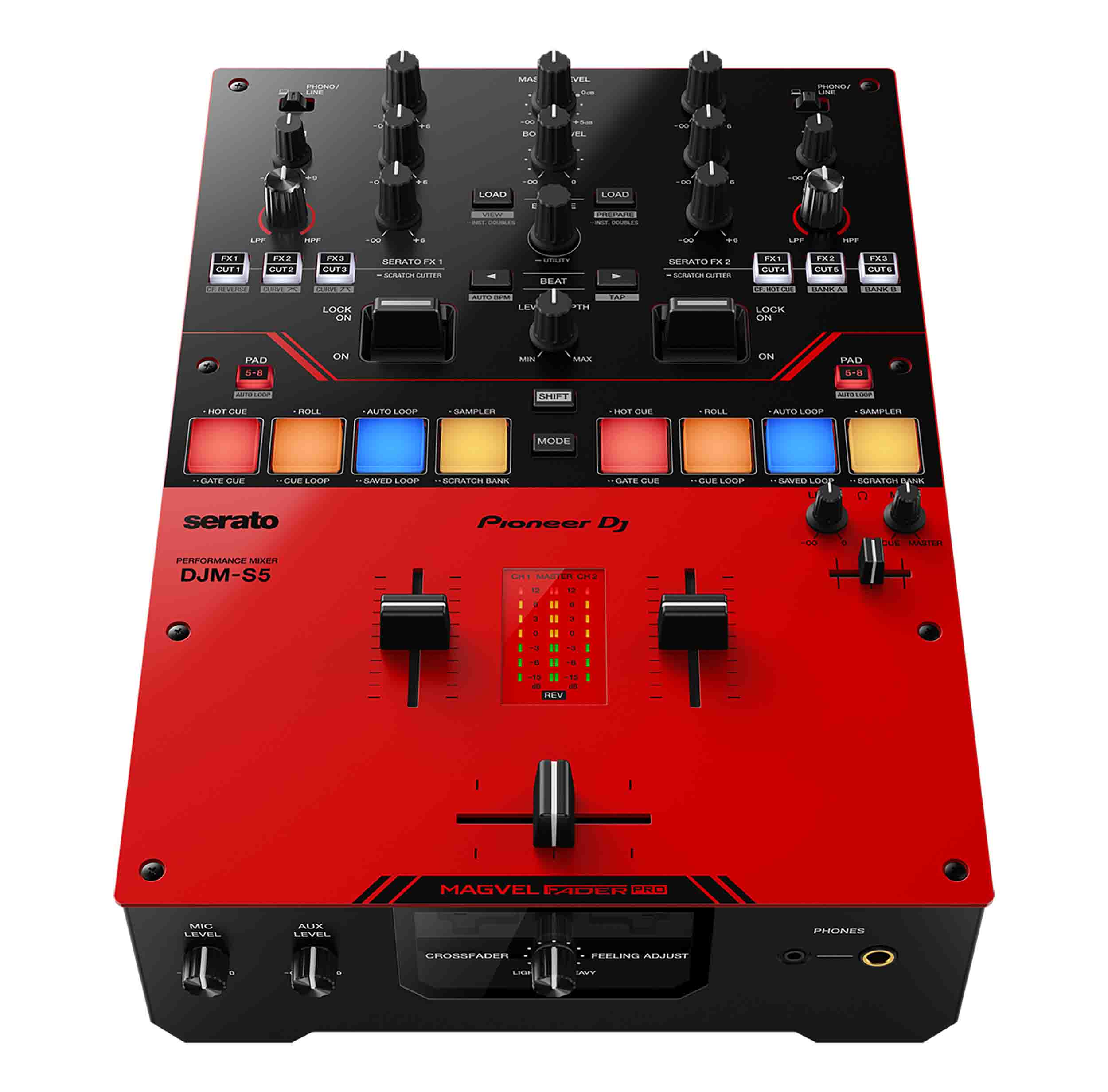 Pioneer DJ 2-Channel DJ Mixer S5 Package with Protection Cover by Pioneer DJ
