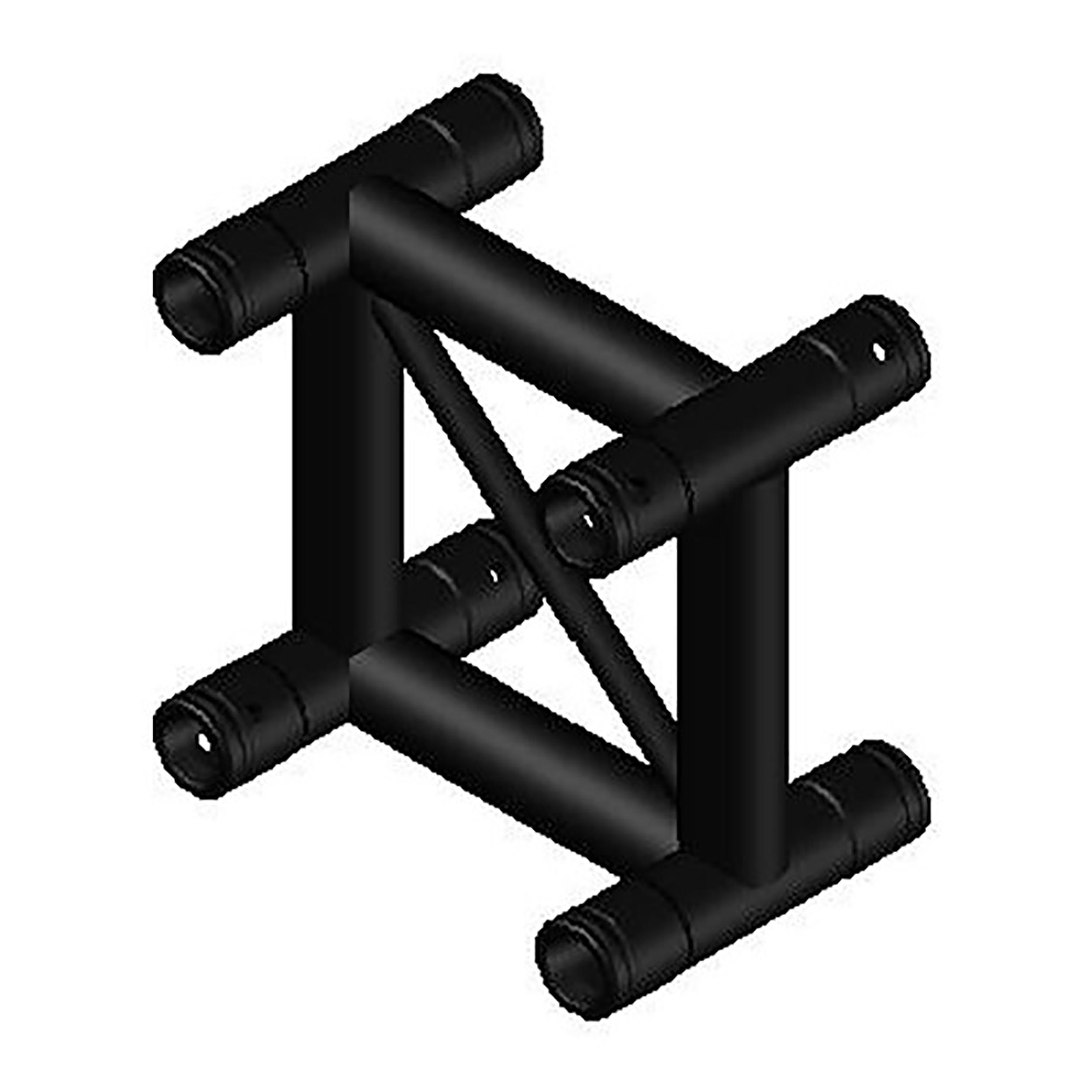 Global Truss SQ-2920P-BLK, 200mm Heavy Duty Truss Spacer - Black - Hollywood DJ