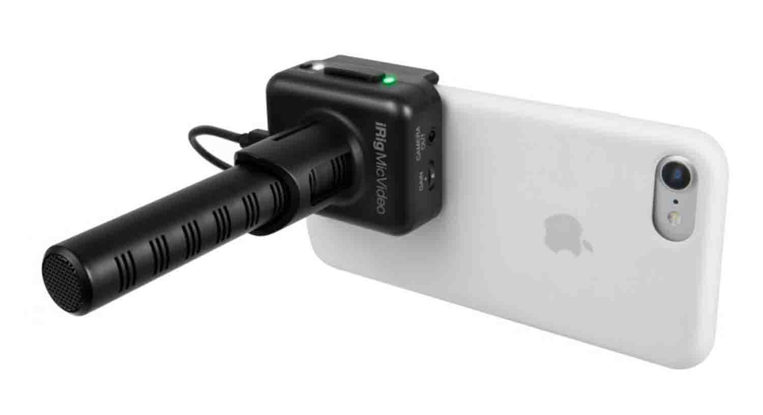 IK Multimedia iRig Mic Video Shotgun Microphone for iPhone, iPad and DSLR Cameras - Hollywood DJ