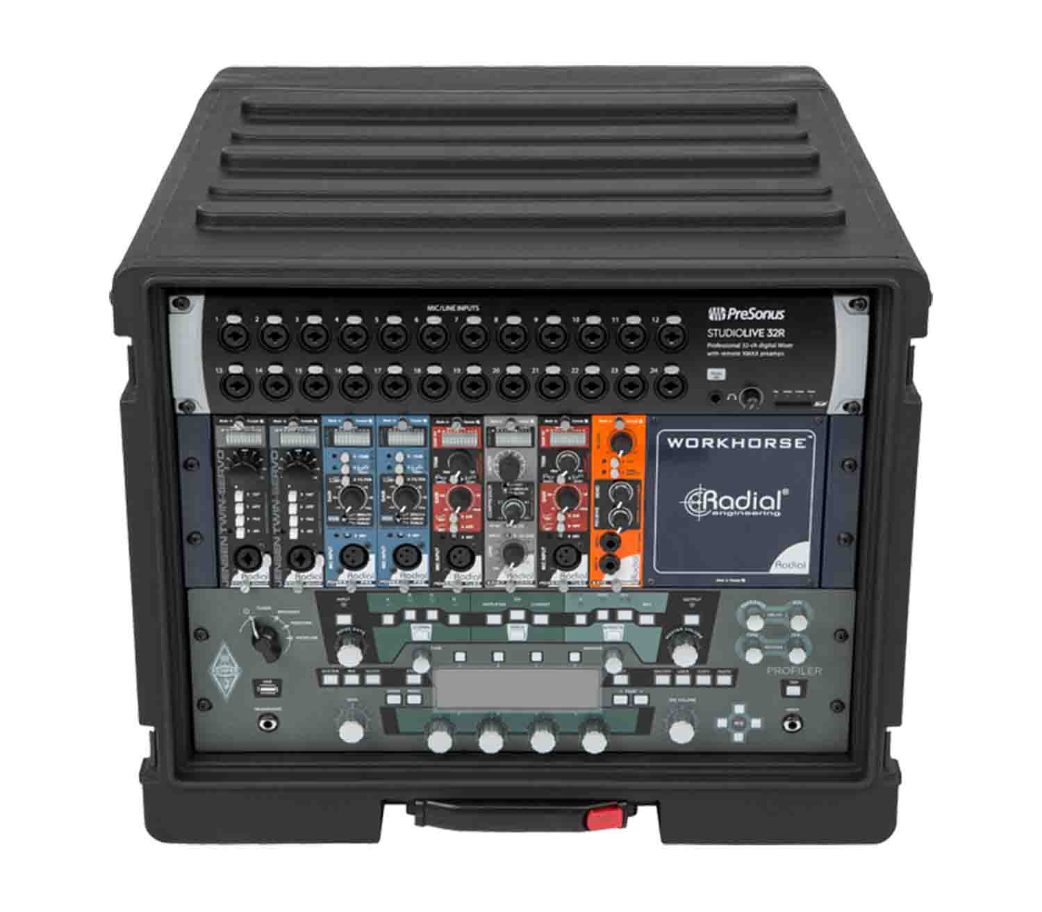 SKB Cases 1SKB-R8UW Roto Rolling Rack Case - Hollywood DJ