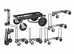 Rock N Roller R12STEALTH 8-in-1 Folding Multi-Cart/Hand Truck/Platform Cart - Hollywood DJ