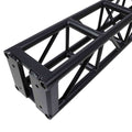 ProX XT-BT1204 BLK, BoltX Black Bolted 12 Inch Professional Box Truss Segment - 4 Feet - Hollywood DJ