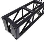 ProX XT-BT1204 BLK, BoltX Black Bolted 12 Inch Professional Box Truss Segment - 4 Feet - Hollywood DJ