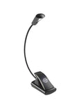 K&M 12241 FlexLight Music Stand - 1 LED, Black - Hollywood DJ