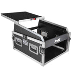 ProX T-6MRSS13ULT DJ Flight Case For 13U Top Mixer With Laptop Shelf - Hollywood DJ