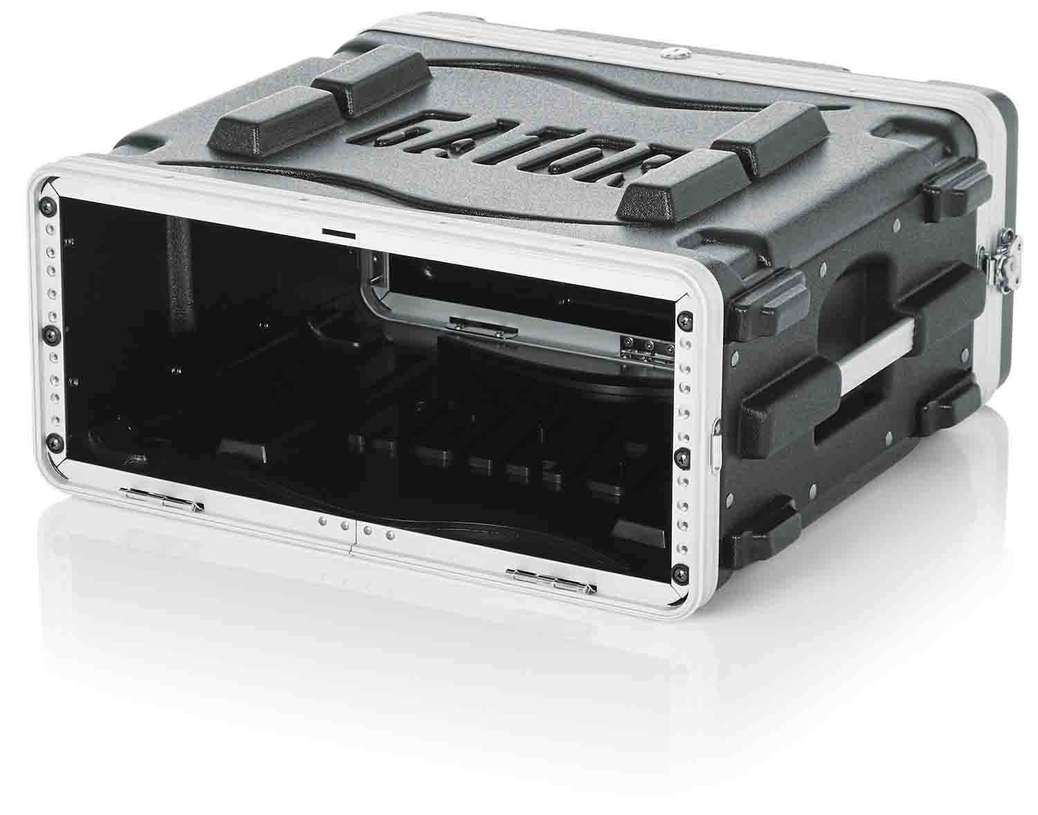 Gator Cases GR-4L Standard Molded 4U Audio Rack Case 19″ Deep - Hollywood DJ