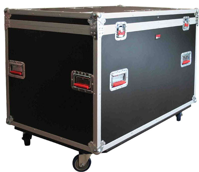 Gator Cases G-TOURPAR64-LED-8 Tour Style Transport Case for 8 LED PAR 64 Light Fixtures - Hollywood DJ