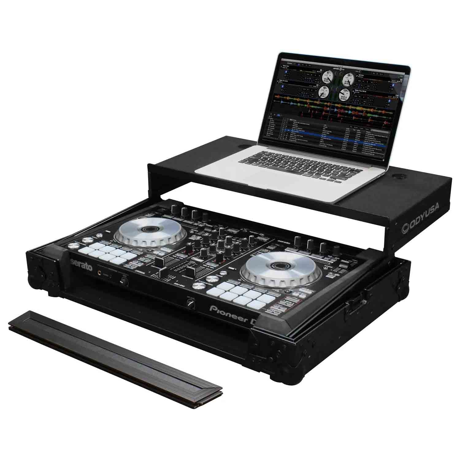 Odyssey FZGSPIDDJSR2BL, Flight Case For Pioneer DDJ-SR2 - Black - Hollywood DJ