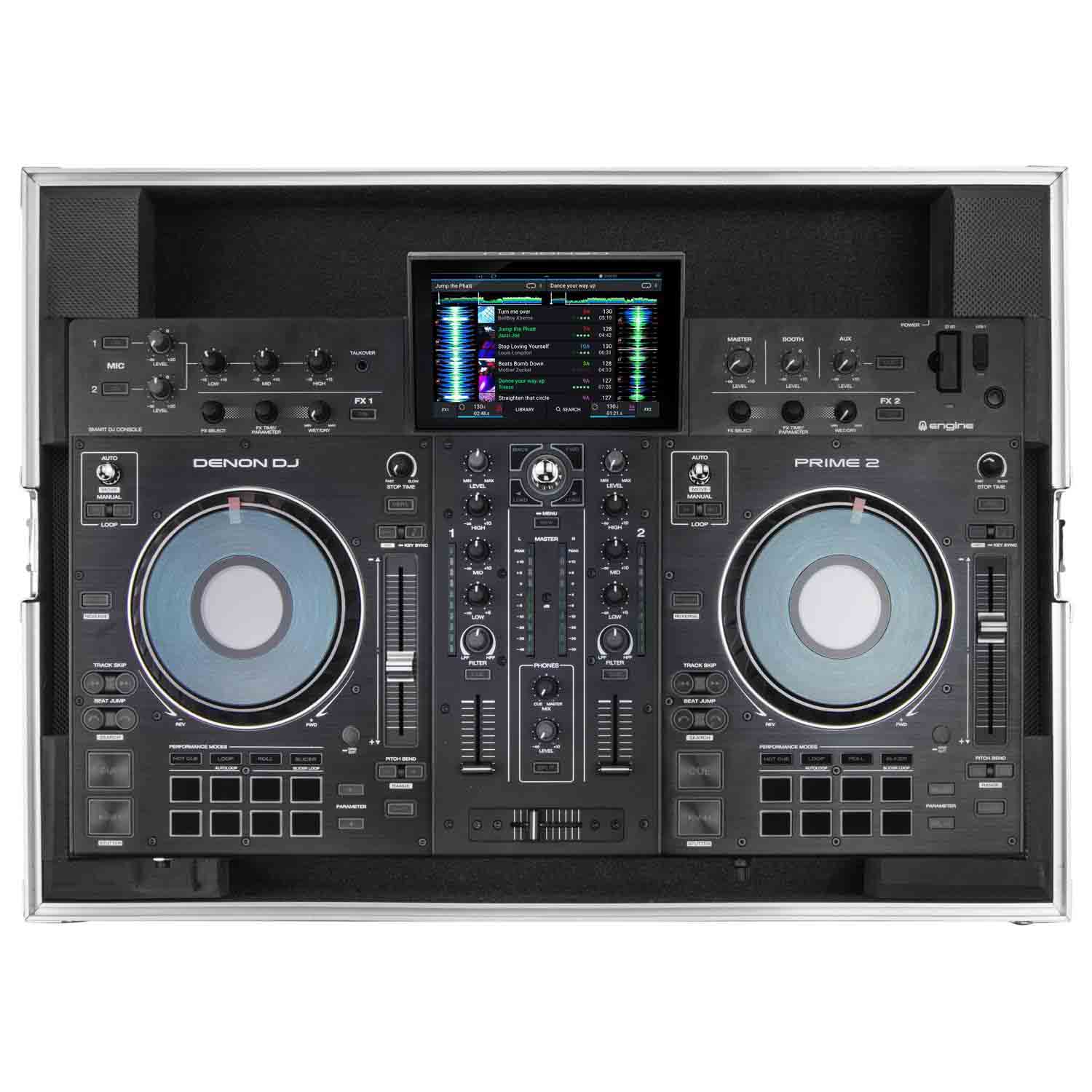Odyssey FZDNPRIME2 Flight Case for Denon Prime 2 DJ Controller System - Hollywood DJ