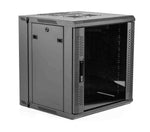 Gator Cases GRW2009509, 9U Sectional Wall Rack with Glass Door - 21″ Deep - Hollywood DJ