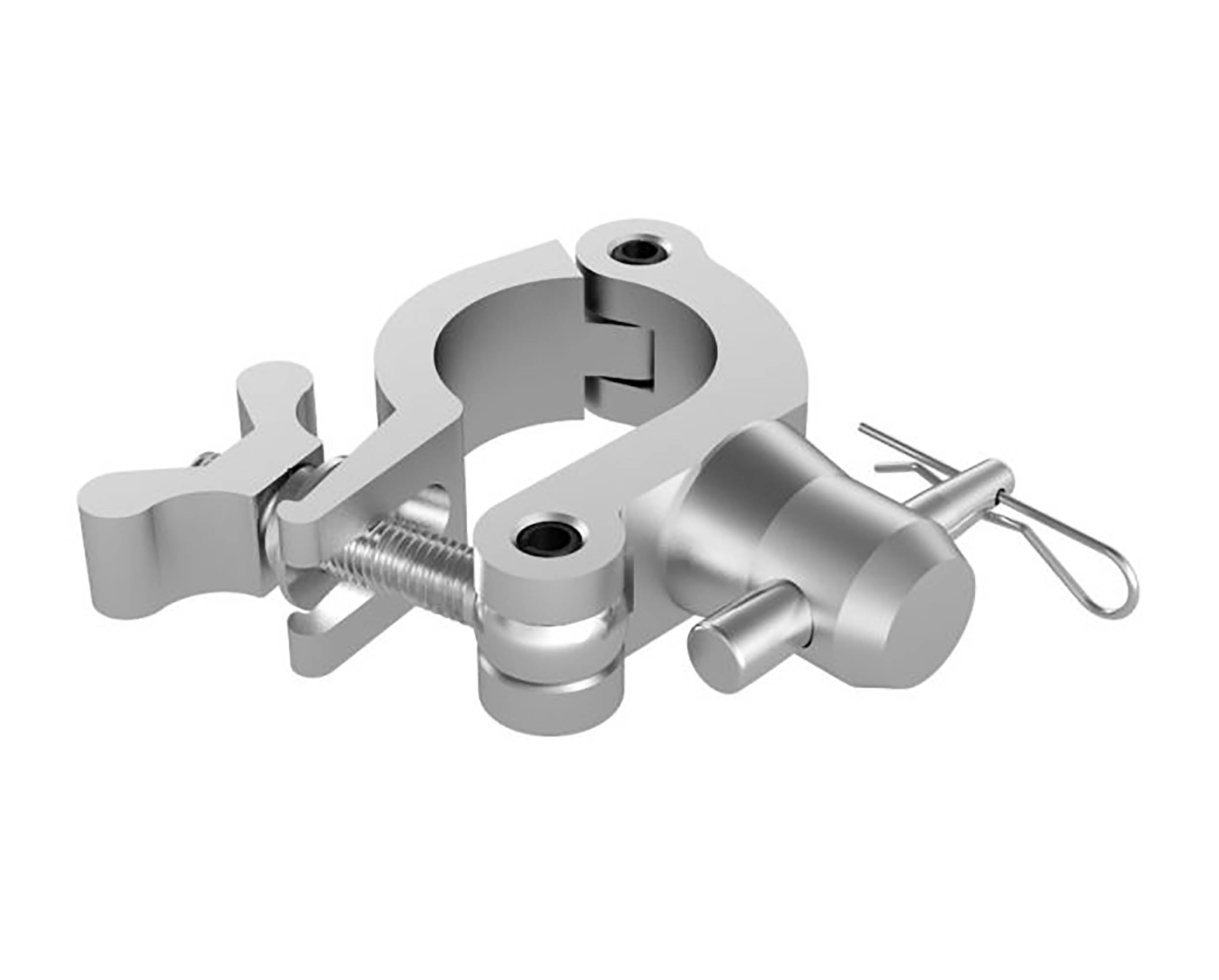 Global Truss ST-824, Medium Duty 2-Inch Clamp with Reversed Elbow and Half Coupler - Hollywood DJ