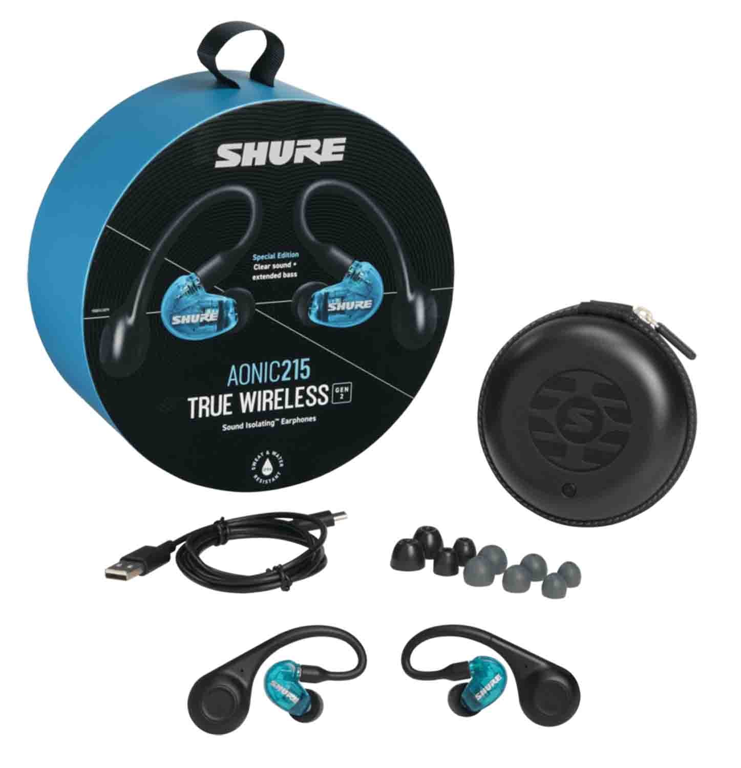 Shure AONIC215GEN2 True Wireless Sound Isolating Earphones - Hollywood DJ
