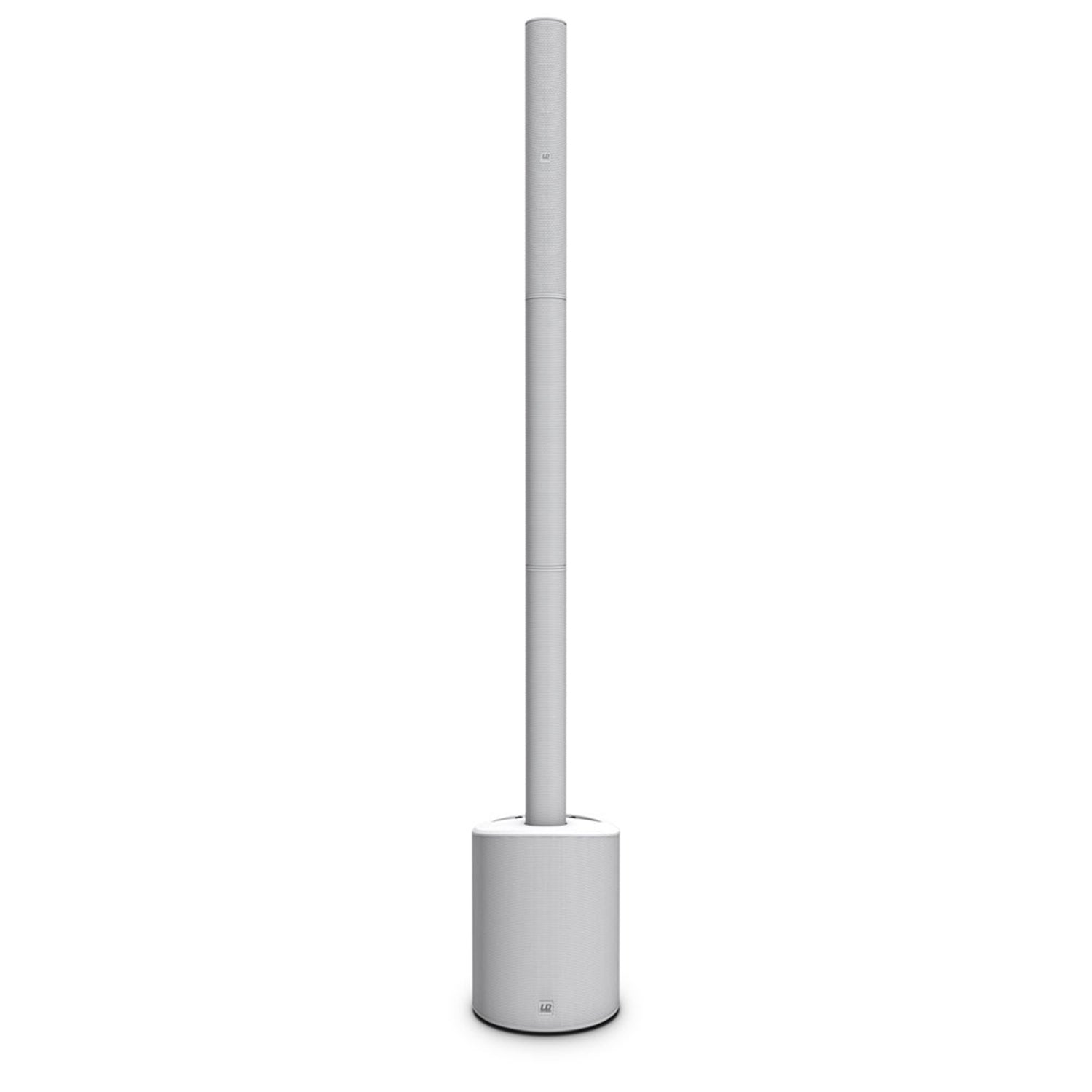LD System MAUI 5 GO W, Ultra Portable Battery Operated Column PA System - White - Hollywood DJ