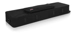 Gator Cases GK-88 XL Rigid Lightweight Case for Extra Long 88 Note Keyboards with Wheels - Hollywood DJ