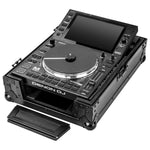 Odyssey FZCDJBL Universal DJ Flight Case for Large Format Media Player - Black - Hollywood DJ