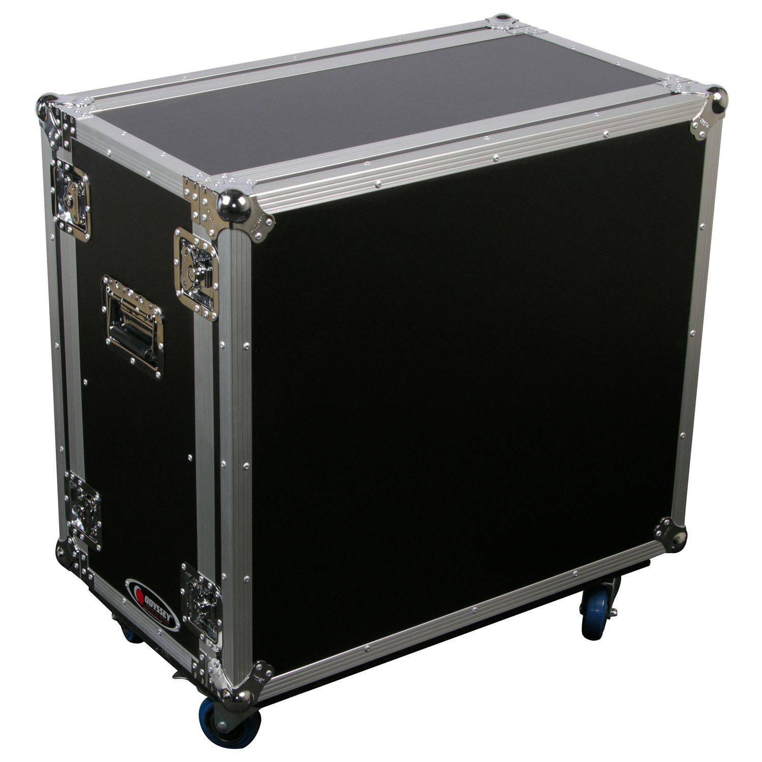 Odyssey FZGAMPHEAD2X2W Dual Guitar Amp Head Flight Case - Hollywood DJ