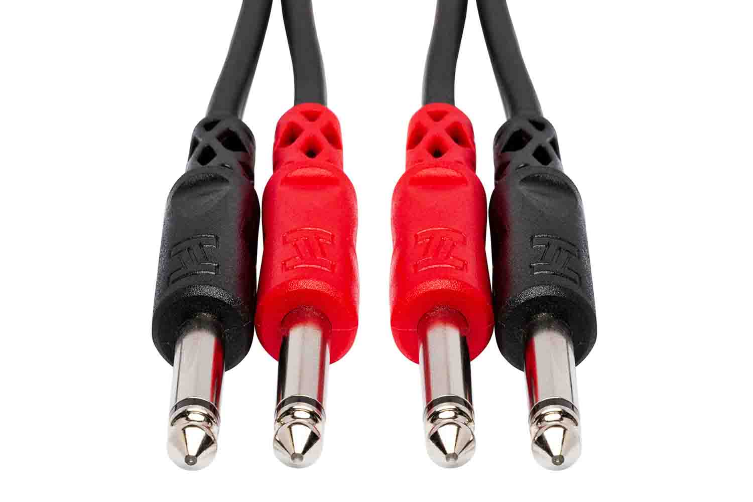 Hosa Stereo Interconnect Cable, Dual 1/4 in TS to Same - Hollywood DJ