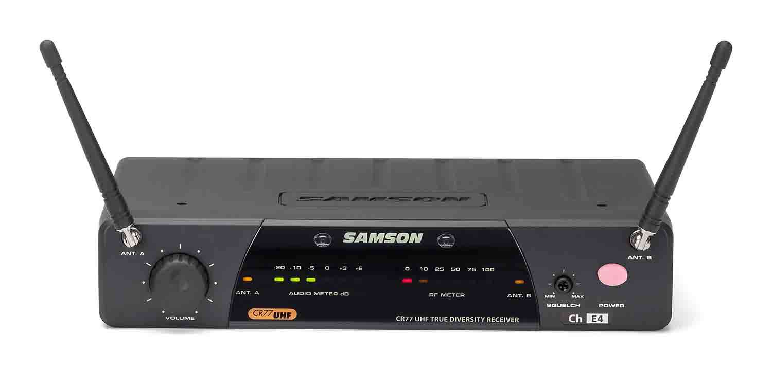 Samson SW77R00 CR-77 Diversity Receiver with AC500 Power Supply - Hollywood DJ