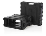 Gator Cases G-PRO-6U-19, 6U Deep Molded Audio Rack Case - 19 Inch - Hollywood DJ