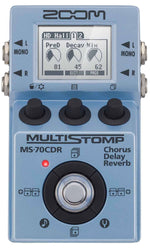 Zoom MS-70CDR MultiStomp Chorus Reverb Pedal With 86 Guitar And Bass Effects - Hollywood DJ