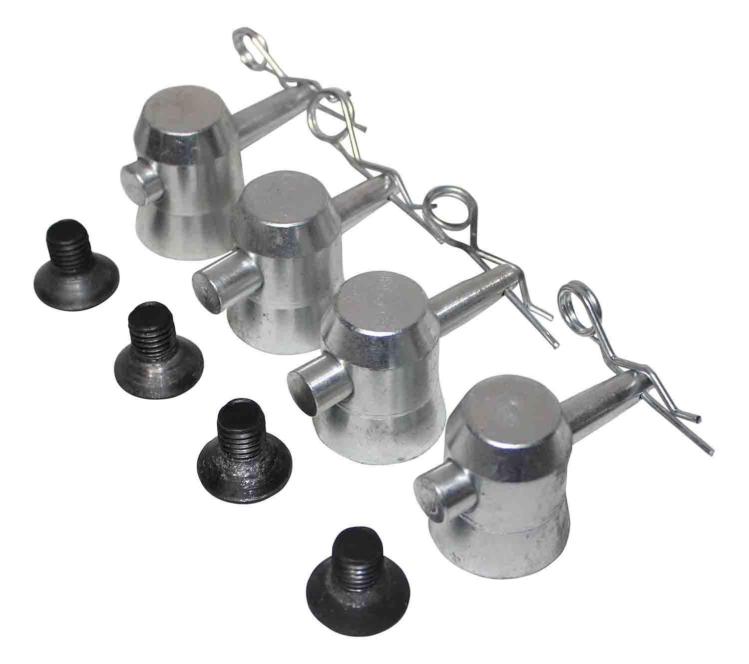 PROX XT-CP-101P Truss Base Plate Connector Pack (4 sets) - Hollywood DJ