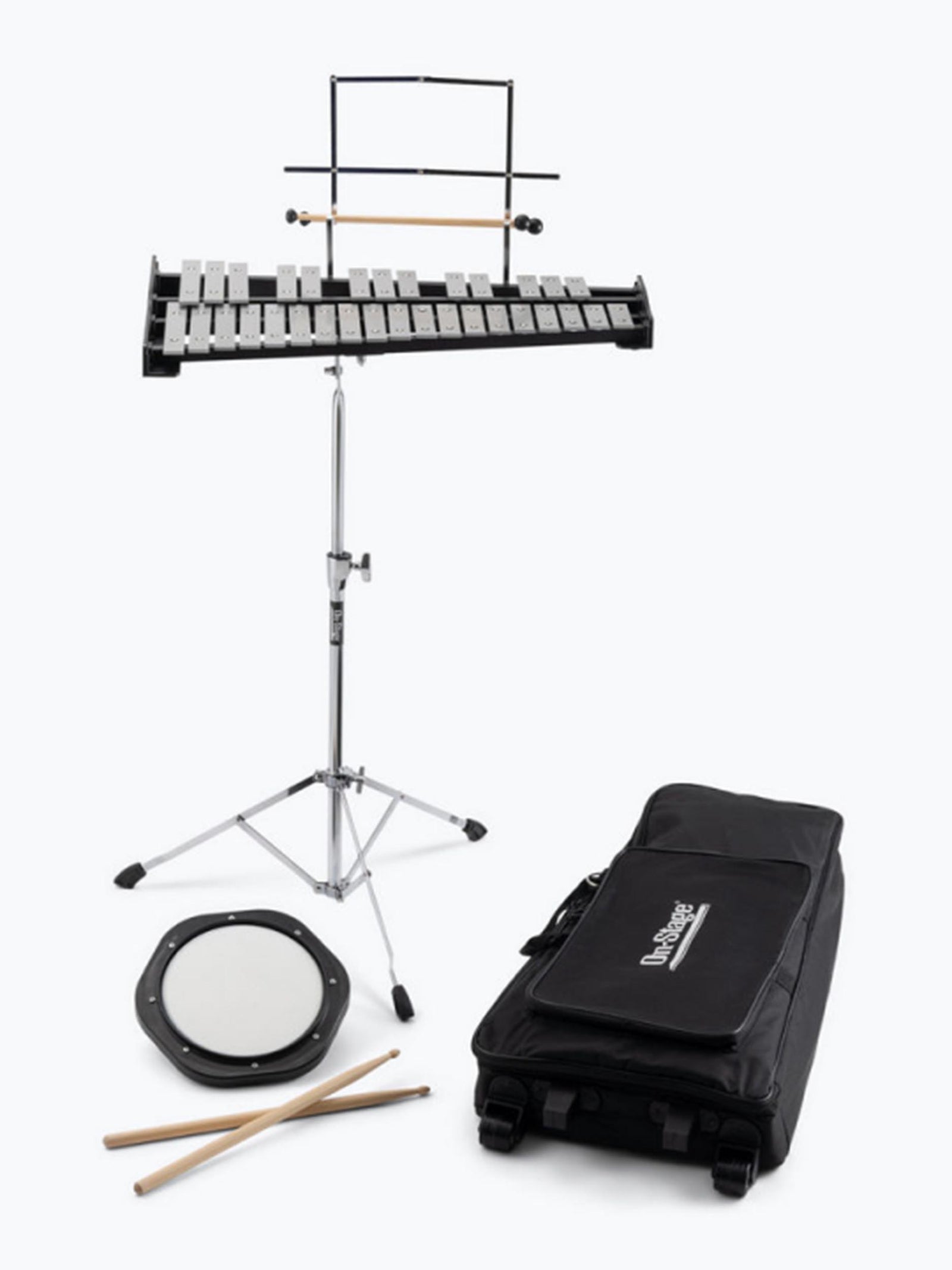 On Stage BSK2500, Bell Kit with Rolling Bag On-Stage