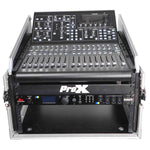 ProX T-6MRSS13ULT DJ Flight Case For 13U Top Mixer With Laptop Shelf - Hollywood DJ