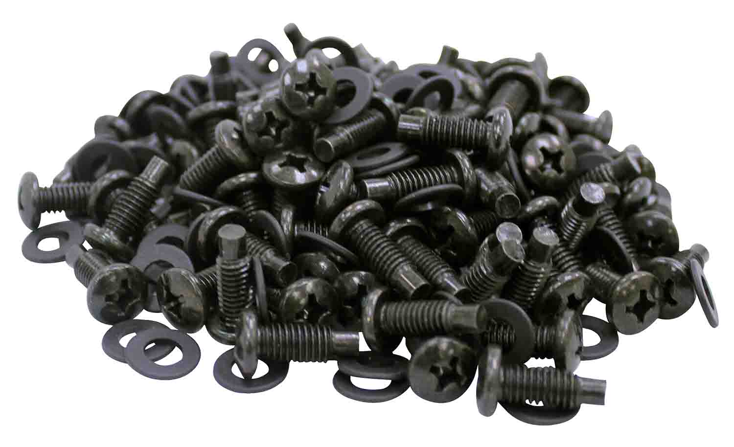 ProX X-100RS Rack Screws Nylon Washers Pack of 100 - Black - Hollywood DJ
