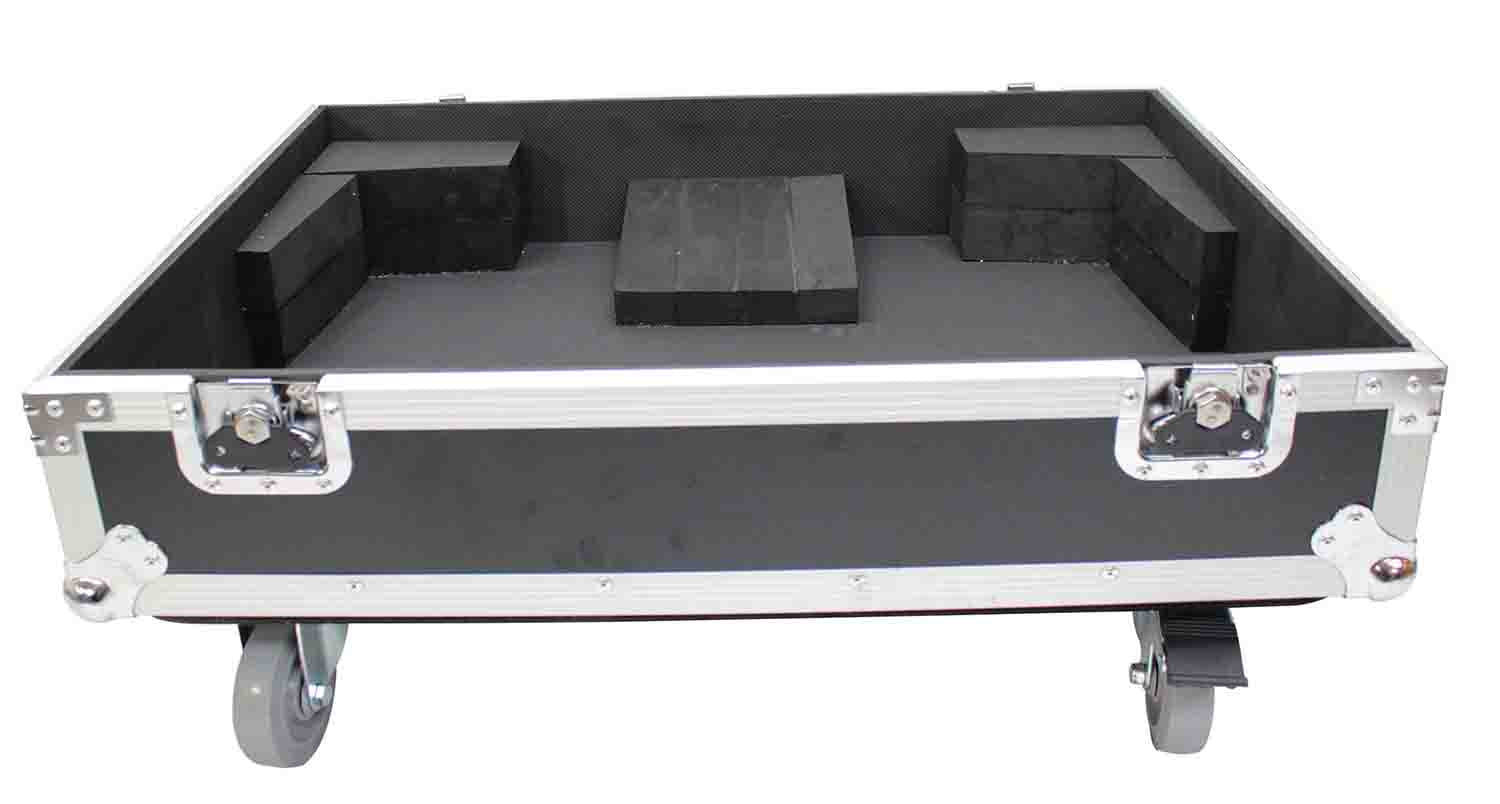 ProX X-RCF-HDL30A LAX2W, Flight Case for RCF HDL 30-A Line Array Speaker with Wheels - Holds 2 Speakers - Hollywood DJ