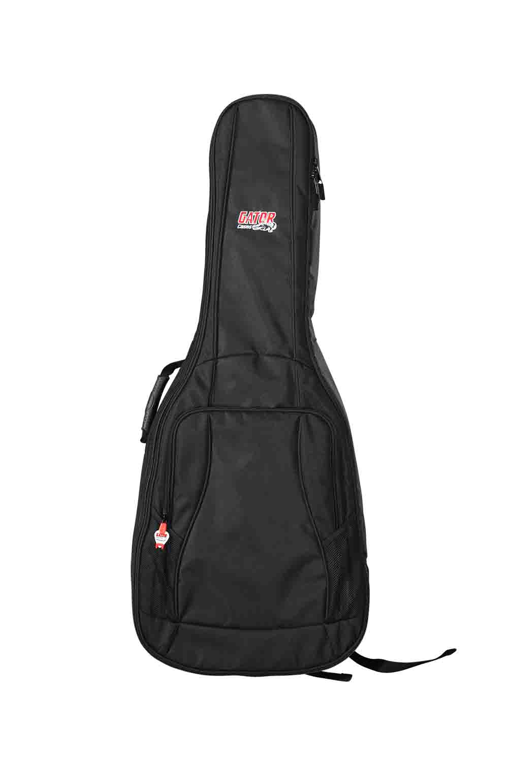 Gator Cases GB-4G-ACOUSTIC 4G Style Gig Bag for Acoustic Guitars with Adjustable Backpack Straps - Hollywood DJ