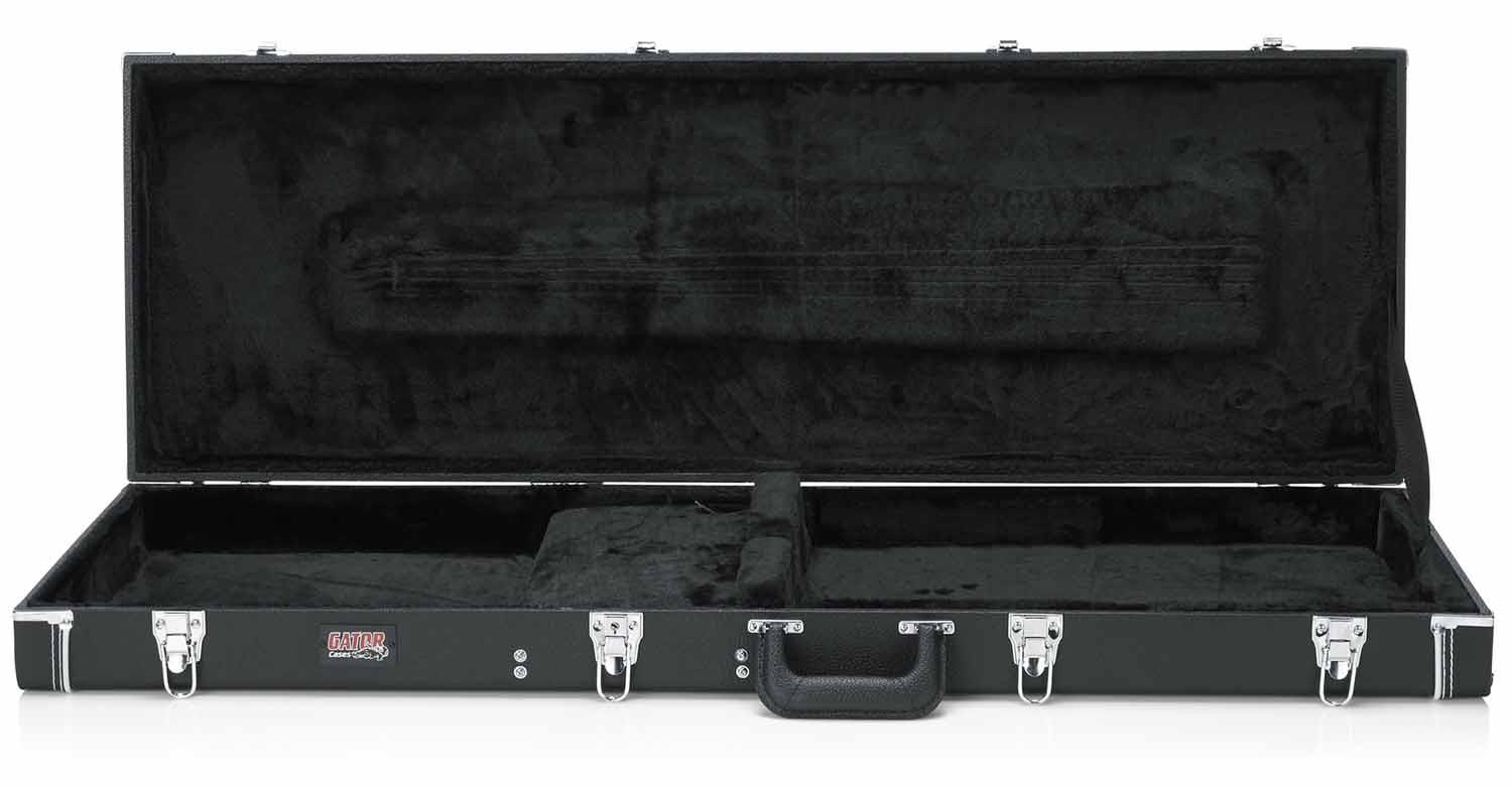 Gator Cases GW-BASS Deluxe Wood Case for Bass Guitars - Hollywood DJ