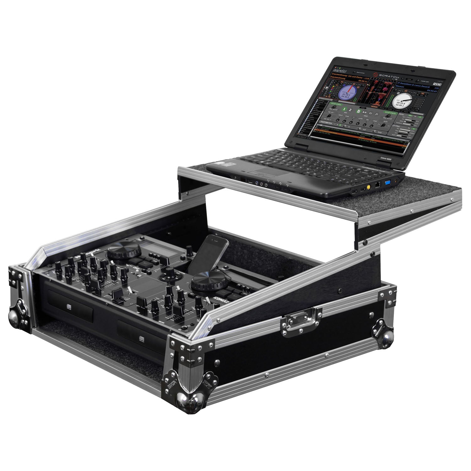 Odyssey FZGS8CDMIX Flight Zone Glide Style Rackmount Case | Open Box - Hollywood DJ