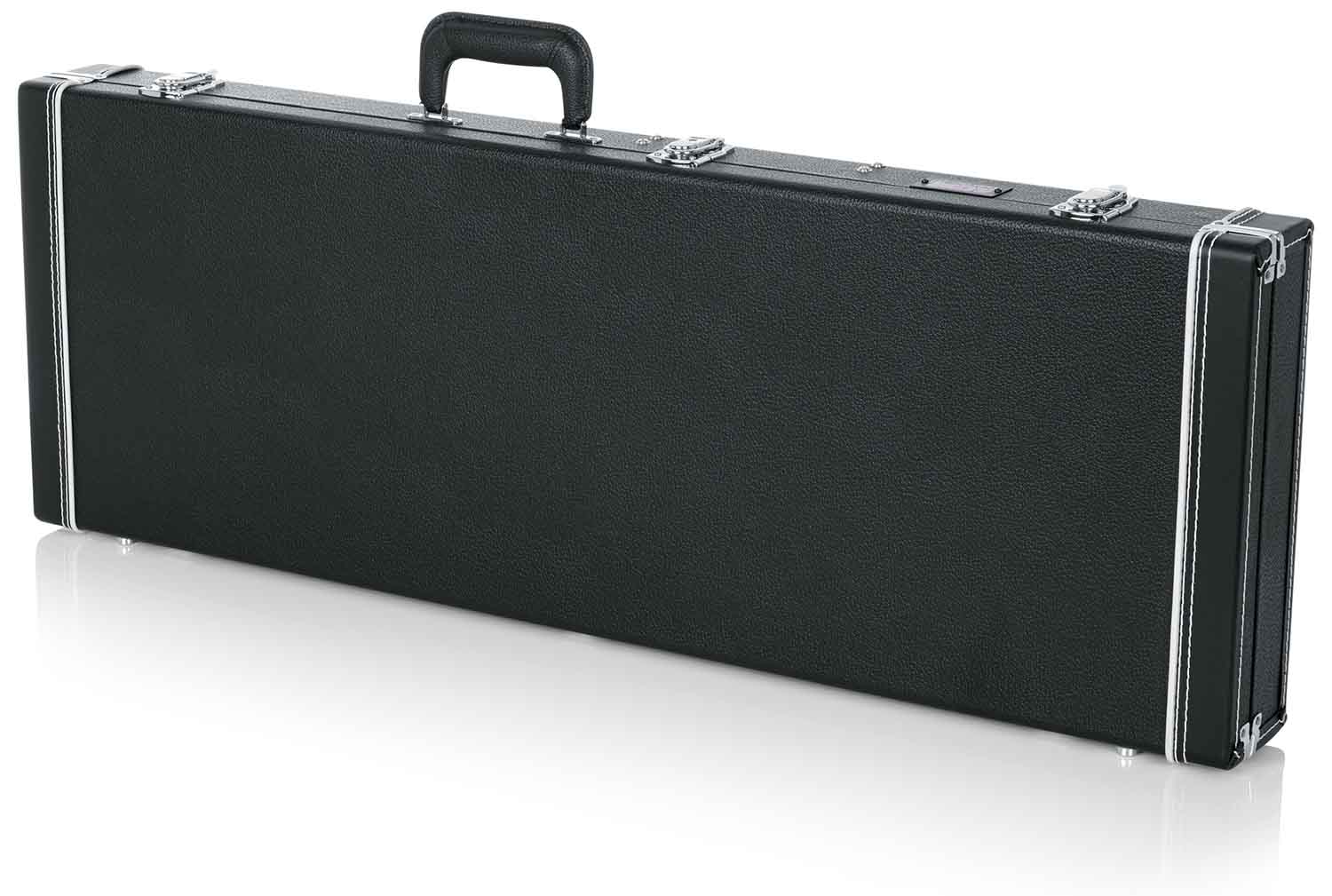 Gator Cases GW-ELECTRIC Deluxe Wood Case for Electric Guitars - Black - Hollywood DJ