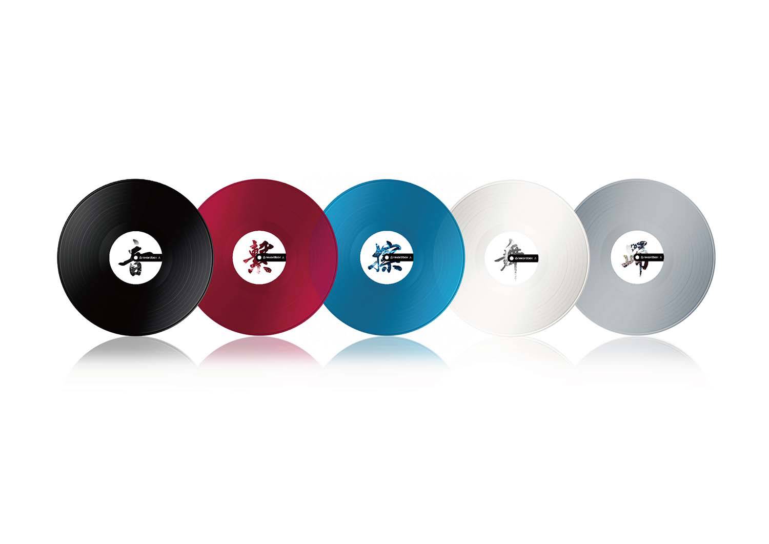Pioneer DJ RB-VD2-CB Set of 2 Rekordbox Control Vinyl - Clear Blue - Hollywood DJ