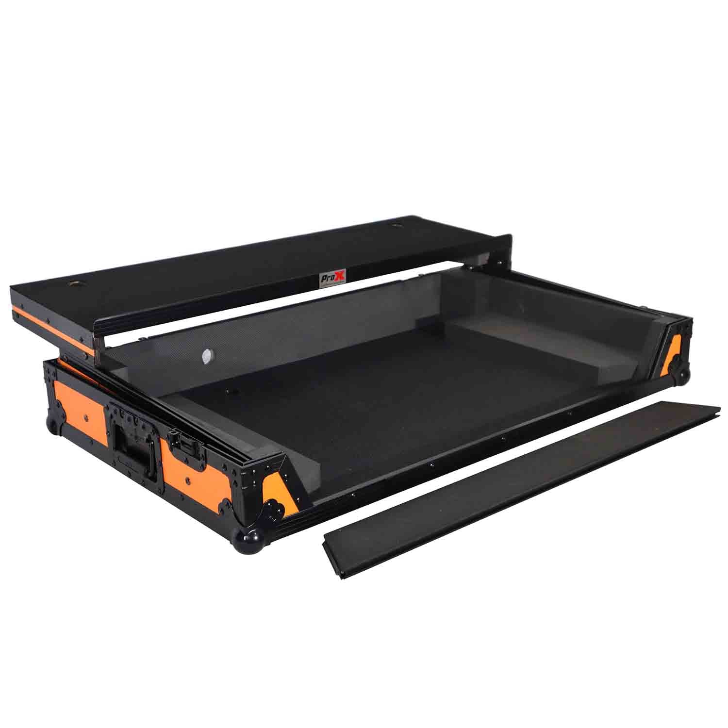 ProX XS-DDJSZWLTOB DJ Flight Case For Pioneer DDJ-SZ, DDJ-RZ DJ Controller - Black on Orange - Hollywood DJ