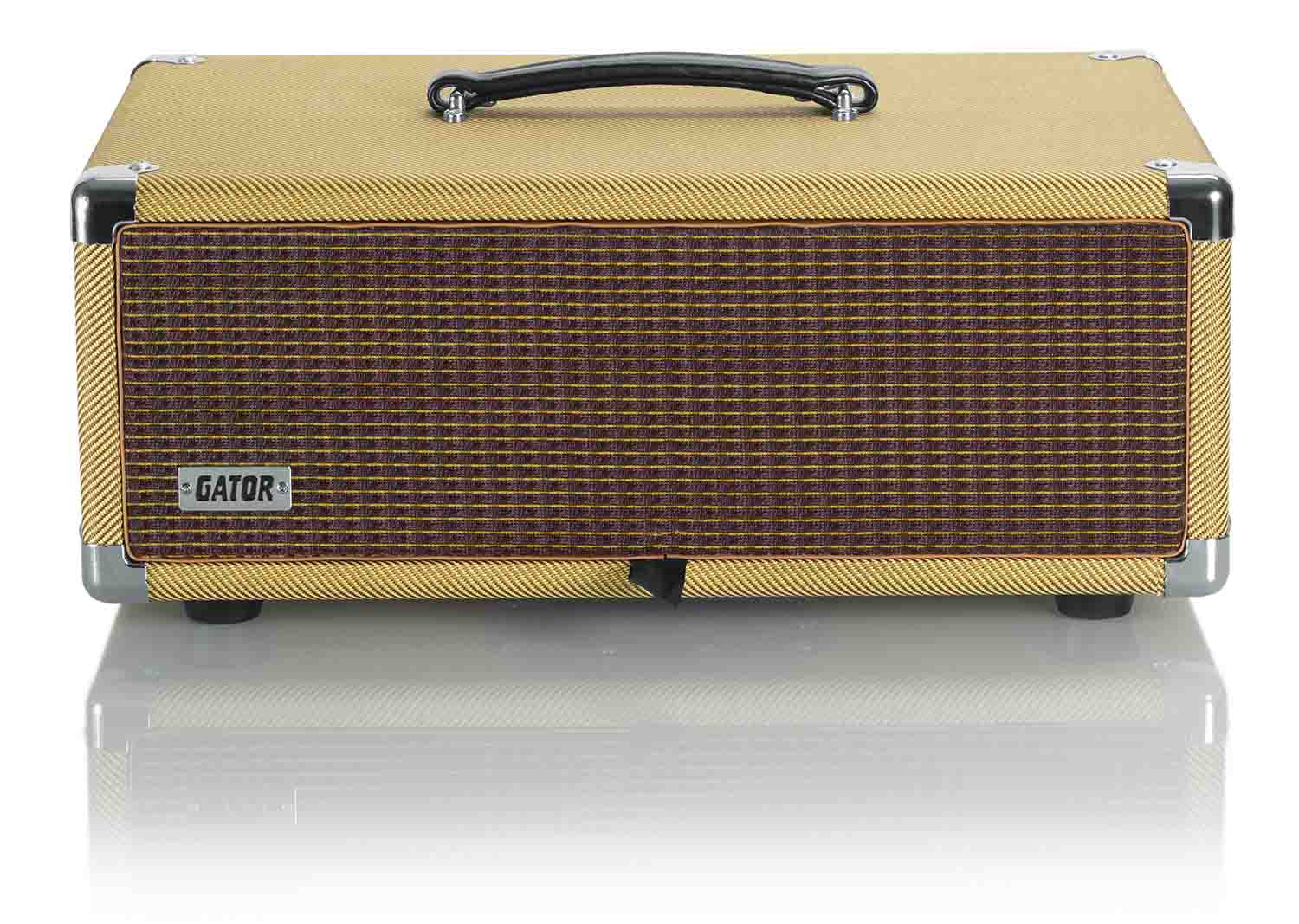 Gator Cases GR-RETRORACK-3TW Vintage Amp Vibe Rack Case - 3U Tweed - Hollywood DJ