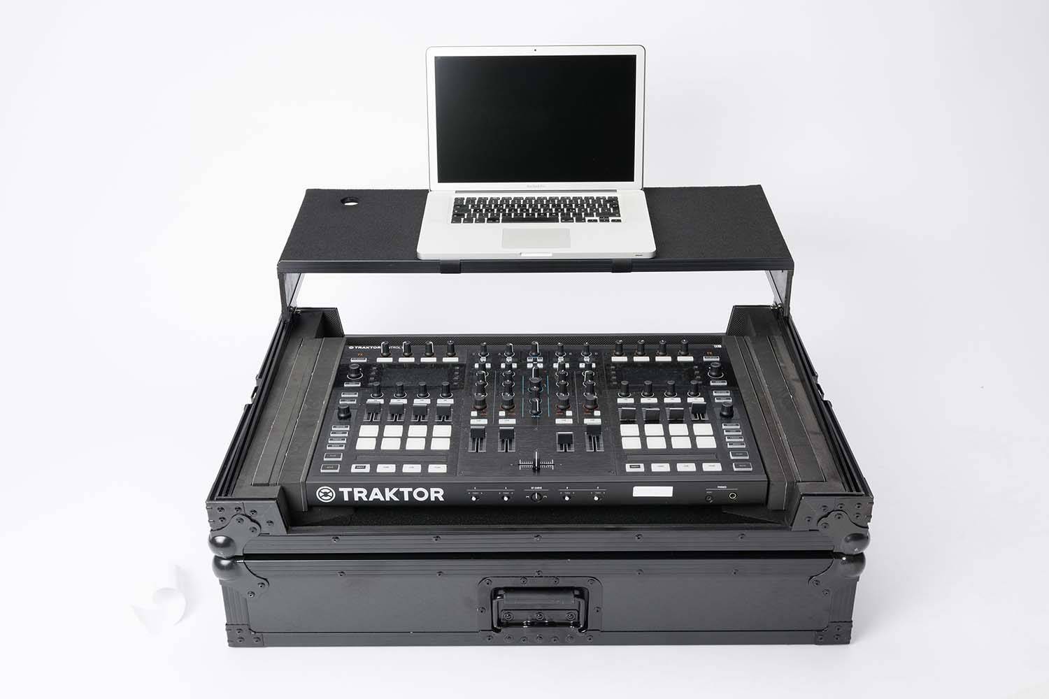 Magma DJ Package with MGA40982 Multi-Format DJ Workstation Case and Reloop MIXON-4 Hybrid DJ Controller - Hollywood DJ