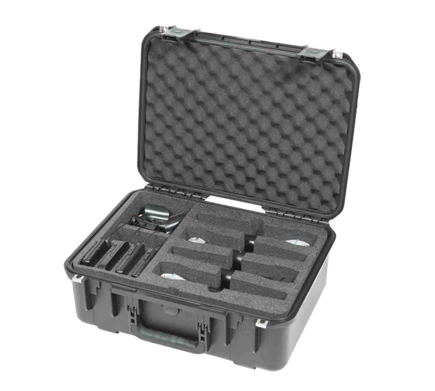 SKB Cases 3i-1813-7WMC iSeries Waterproof Case for 8 Wireless Microphones - Hollywood DJ