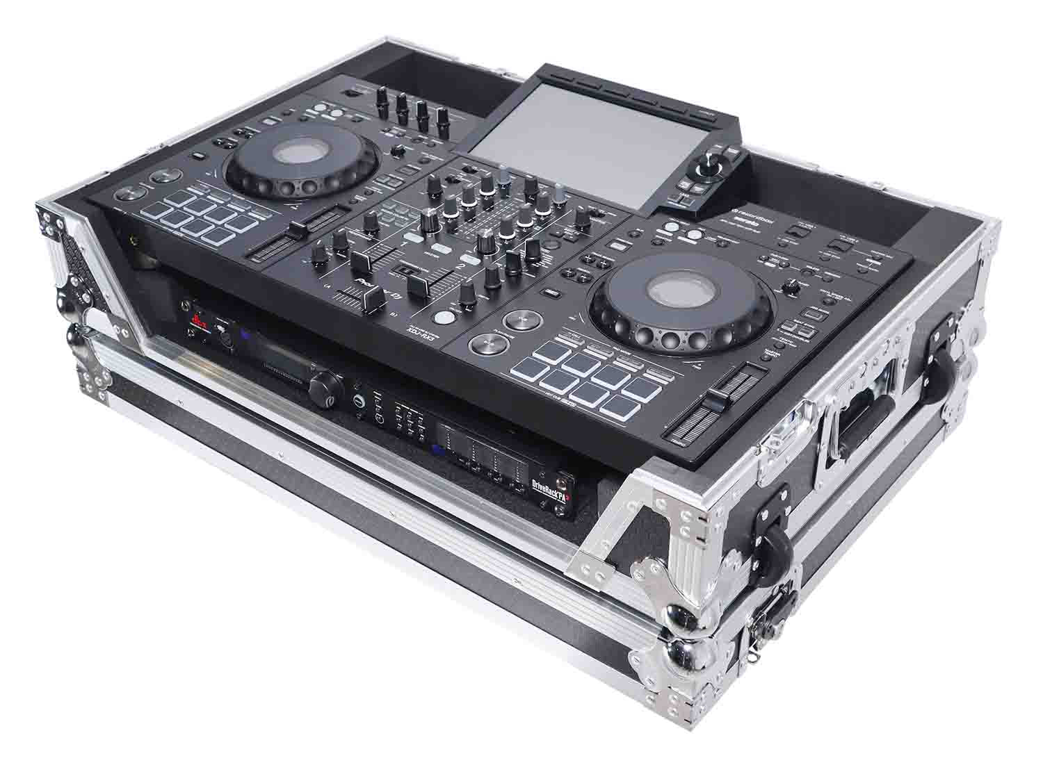 ProX XS-XDJRX3 W ATA Flight Case for Pioneer XDJ-RX3, DDJ-REV5 DJ Controller with 1U Rack Space and Wheels - Hollywood DJ
