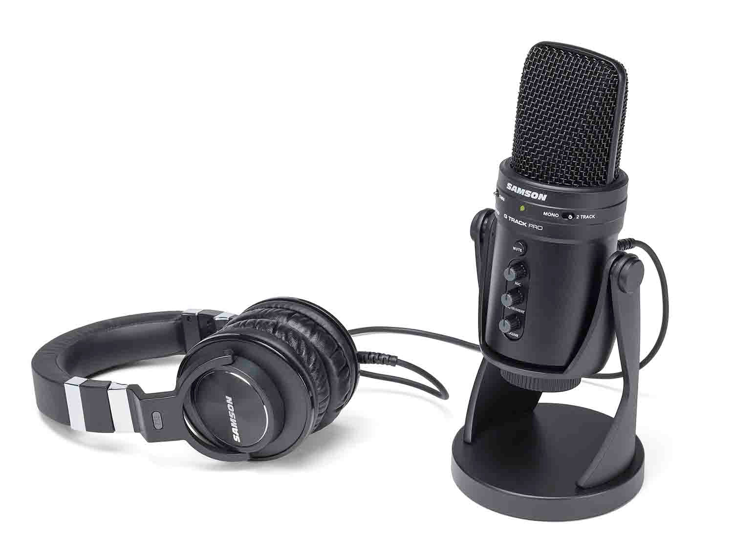 Samson G Track Pro Professional USB Microphone with Audio Interface - Hollywood DJ
