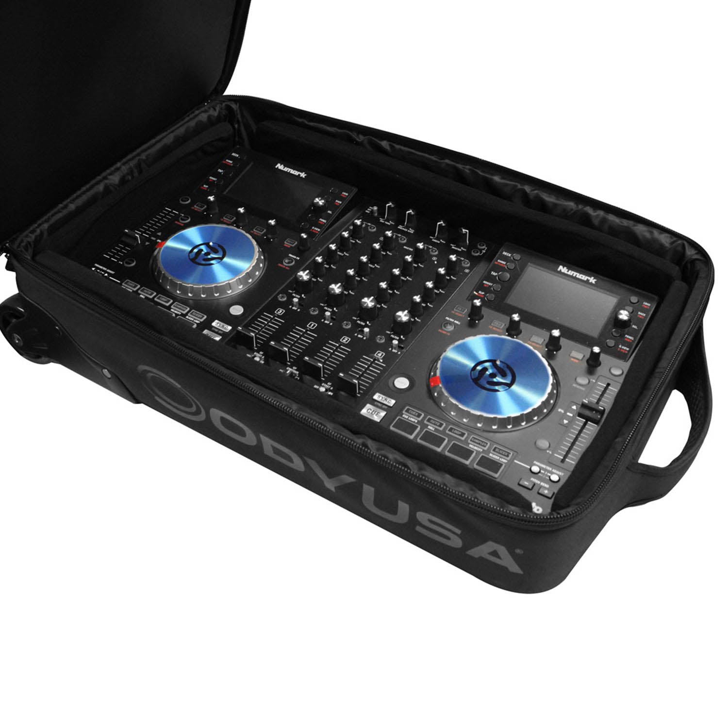 Odyssey BRXMK2CTRLW Remix MK2 Series Control DJ Gear Trolley Bag for Numark Mixstream Pro DJ Controller Odyssey