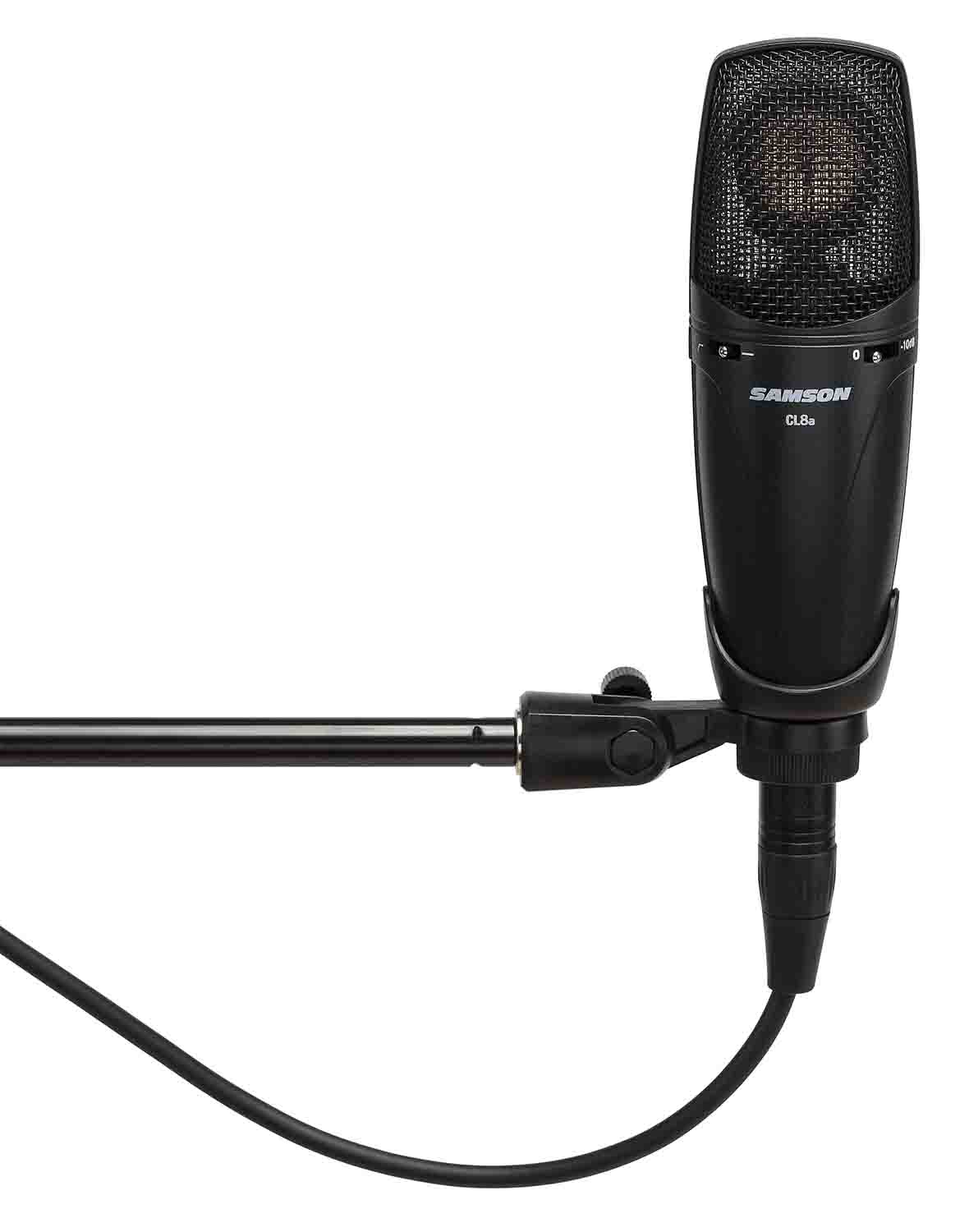 Samson CL8a Large Diaphragm Multi-Pattern Studio Condenser Microphone - Hollywood DJ