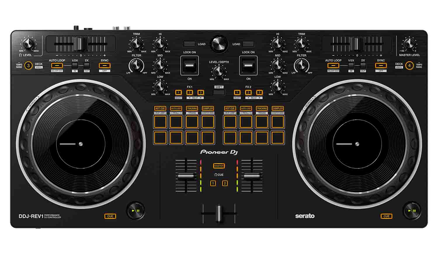 Pioneer DJ DDJ-REV1 Scratch-Style 2-Channel DJ Controller