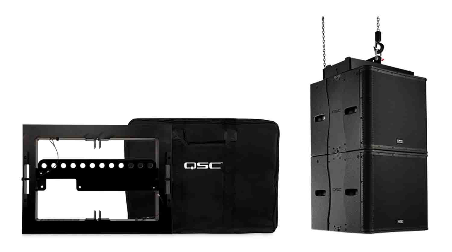 QSC KLA-AF12-BK Array Frame for KLA Series Loudspeakers - Black - Hollywood DJ
