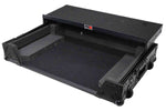 ProX XS-PRIME4 WLTBL Flight Case for Denon Prime 4 DJ Controller with Sliding Laptop Shelf - Black Finish - Hollywood DJ