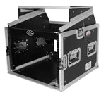 ProX T-8MRSS 8U Rack x 10U Top Mixer DJ Combo Flight Case - Hollywood DJ