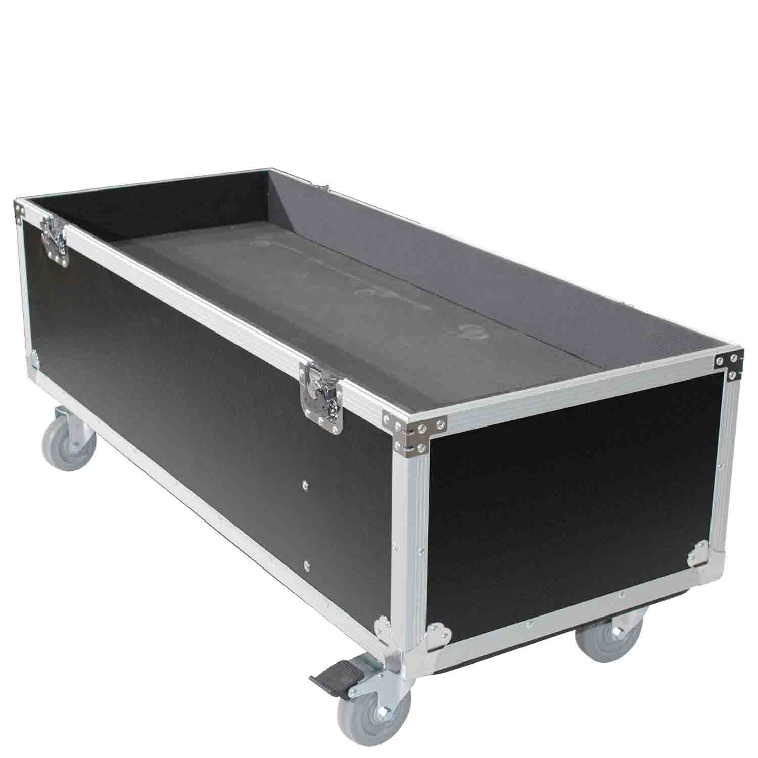 ProX X-RCF-EVOX12X2W ATA Flight Case for 2 RCF EVOX 12 Array Speakers with Wheels - Hollywood DJ