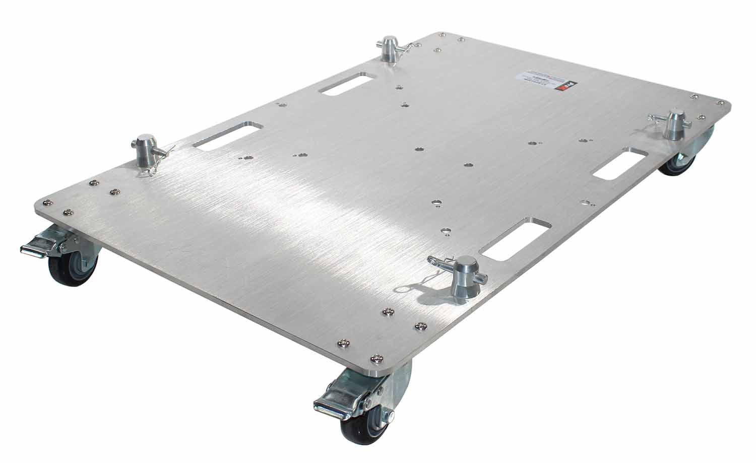 ProX XT-BP2430W Rolling Aluminum Base With 4 - 3 Inch Locking Casters - 24" x 30" - Hollywood DJ