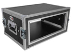 ProX T-4RSP14, 4U Vertical Shockproof Effects Rack 14" Depth Rail to Rail with Handles - Hollywood DJ
